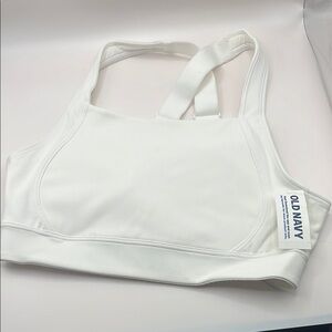 Old Navy Women's White Sports Bra